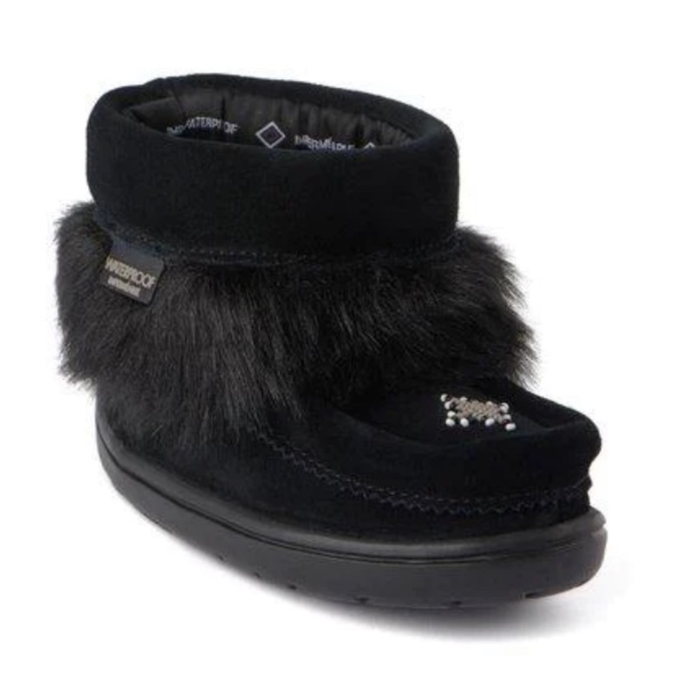 ❄️Manitobah Mukluks Toddler Girl's Waterproof Faux Fur Kids Snowy Owlet sz. 8T❄️